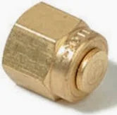 Swagelok® 400P,BRASS PLUGS 1/4" PK10