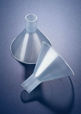 Funnel powder 69mm height lightweight polypropylene