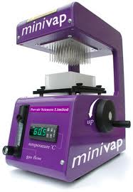 MiniVap concentrator with Spiral Needles, 96-Well Plate Evaporator