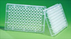 Microplate 96 U deep-well design glass coated polypropylene 1mL