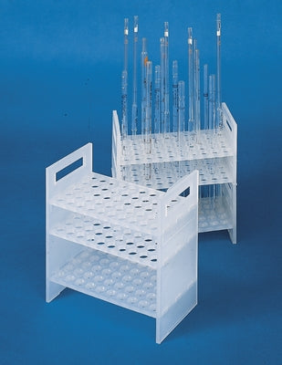 Pipette support rack holds 50 pipettes autoclavable