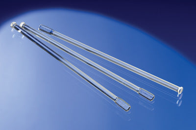 Borosilicate Glass Stirring Rod spade and button ends glass 300mm length