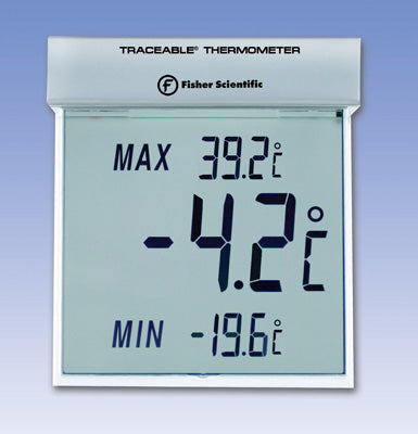 Thermometer See Through battery operated with traceable NIST certificate