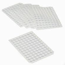 WEBSEAL MAT, 96 ROUND DOME, 8MM, CLR TEFLON/SILICONE, SLIT, 5/PK