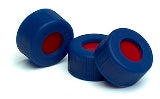 9-425 blue  Cap with teflon/silicon/teflon septum