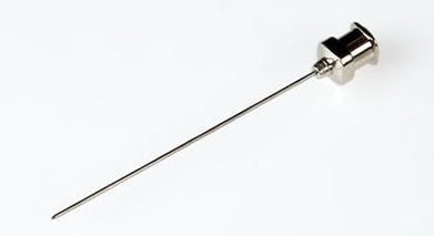 Metal Hub Needle (N) point style 5, 51mm length 22 gauge, (Conical needle with side port)