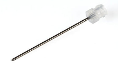 Kel-F Hub Needle (KF) point style 5, 51mm length 17 gauge, (Conical needle with side port)