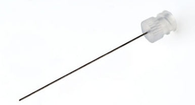 Kel-F Hub Needles (KF) point style 5, 51mm length 24 gauge, (Conical needle with side port)