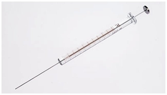 Hamilton™ 700 Microliter Syringe: N Termination 702SNR fixed needle point style 3 50mm needle 25µL