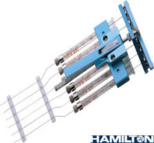 Hamilton Syringe 1710RN 100uL removable needle 2uL per dispenser