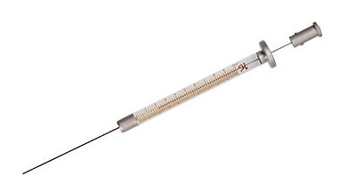 Hamilton Syringe 10 µL, Model 701 CTC Syringe (6.6 mm), Fixed Needle, 22s gauge, 51 mm, point style 3