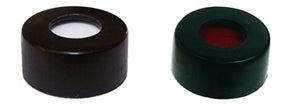 11mm Snapcap Closure Black Polypropylene, Red PTFE/White Silicone, Target Snap-It