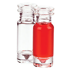 1.5mL, Clear Glass, National Scientific Silanized, Target Wide High Recovery Microsampling Vial