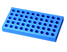 Vial Rack, Polypropylene, for 12mm diameter vials, 50 position