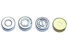 20mm Crimp Seal, Tin-plated Magnetic, Gold