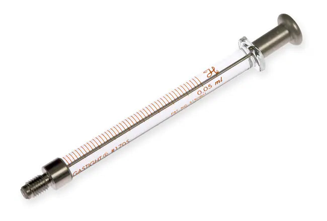 Hamilton™ 1700/1000 Series Gastight™ Instrument Syringe: CX Termination 1705CX GASTIGHT CX CHEM with stop 50uL 22s gauge